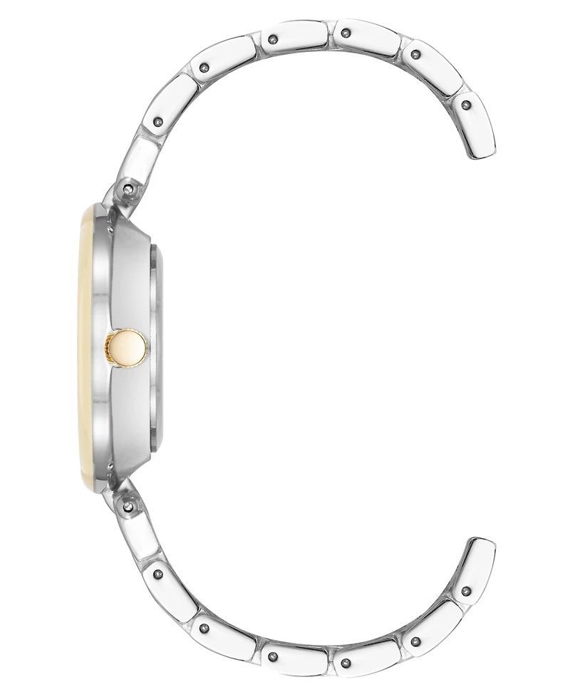 Anne Klein Women's Quartz Everyday Roman Numeral Two-Tone Alloy Metal Watch, 32mm