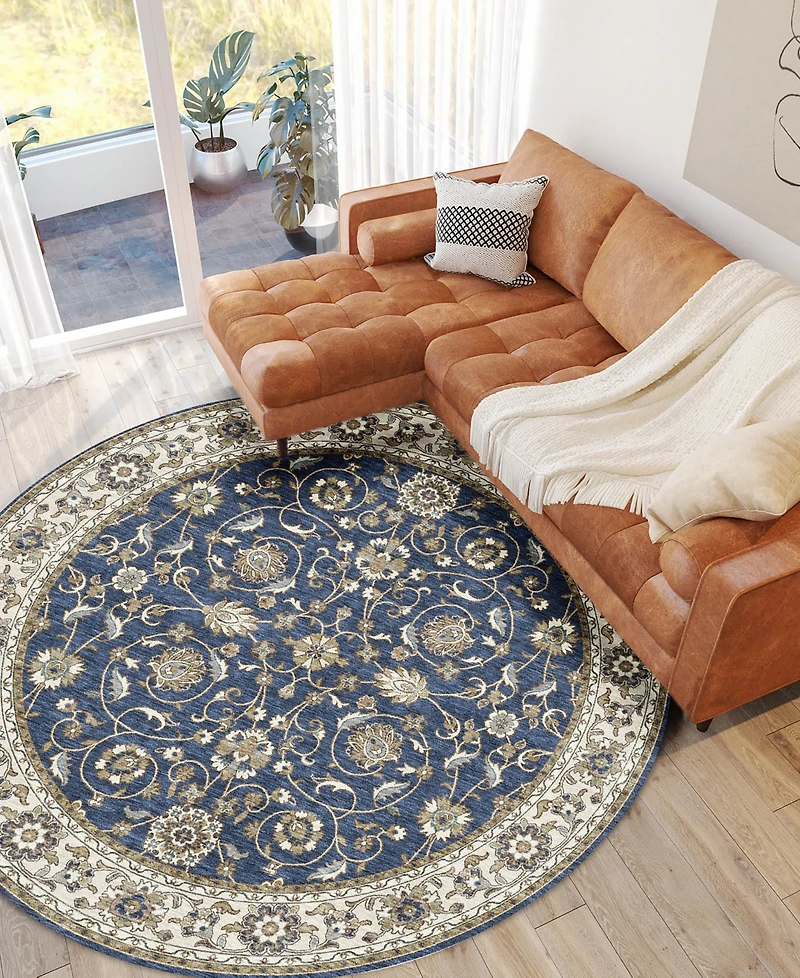 Dalyn Hatay Washable HY1 8'x8' Round Area Rug
