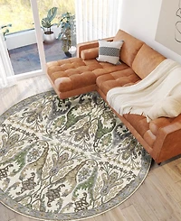 Dalyn Hatay Washable HY6 8'x8' Round Area Rug