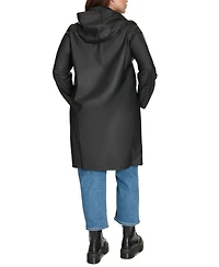 Levi's Plus Hooded Long-Sleeve Zip-Front Coat