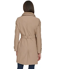 Calvin Klein Women's Long Sleeve Belted Wrap Coat