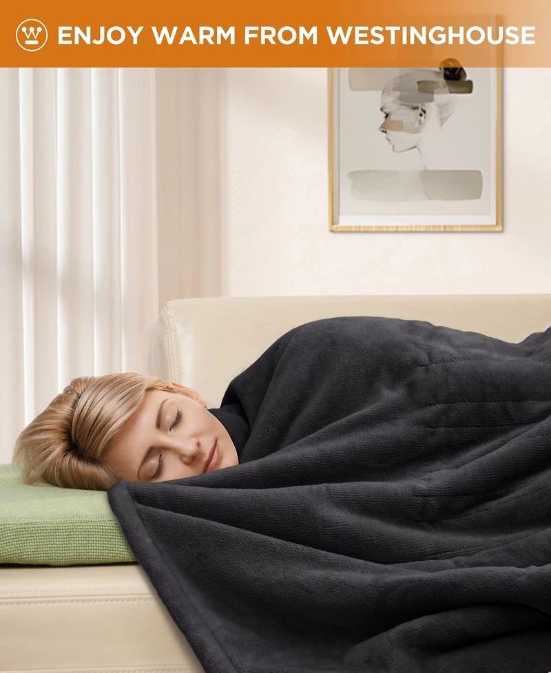 Westinghouse Heated Flannel Blanket