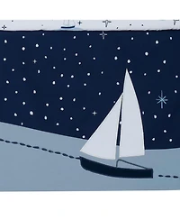 Lambs & Ivy Little Skipper 3-Piece Sailboat Nautical Nursery Crib Bedding Set