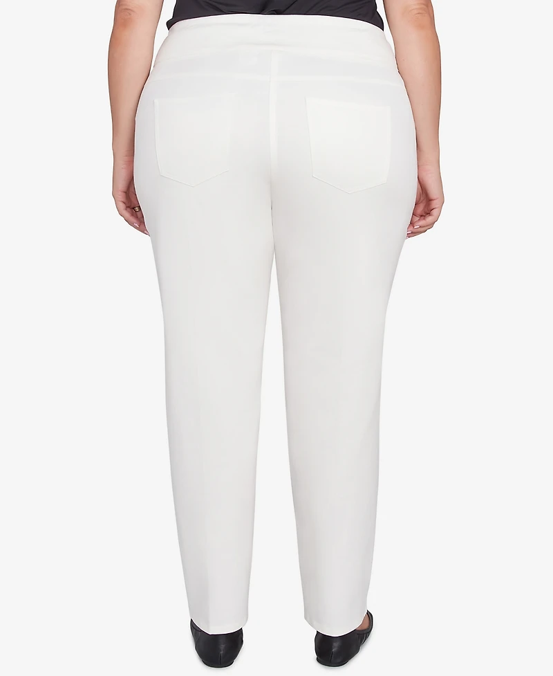 Ruby Rd. Plus Soft Hand Twill Bi-Stretch Pull-On Pants
