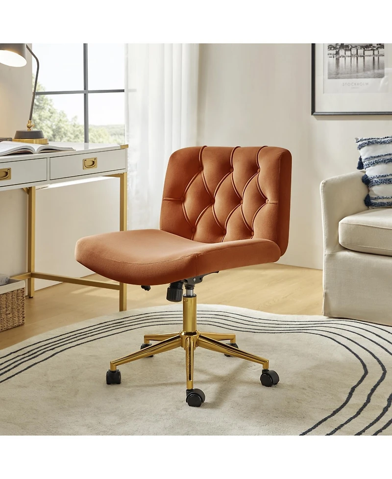 Hulala Home Sinclair Modern Office Chair with Sgs International Certified Stainless Steel Gas Spring