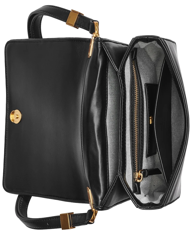 Donna Karan New York Jericho Flap Shoulder with Sculpted Hardware