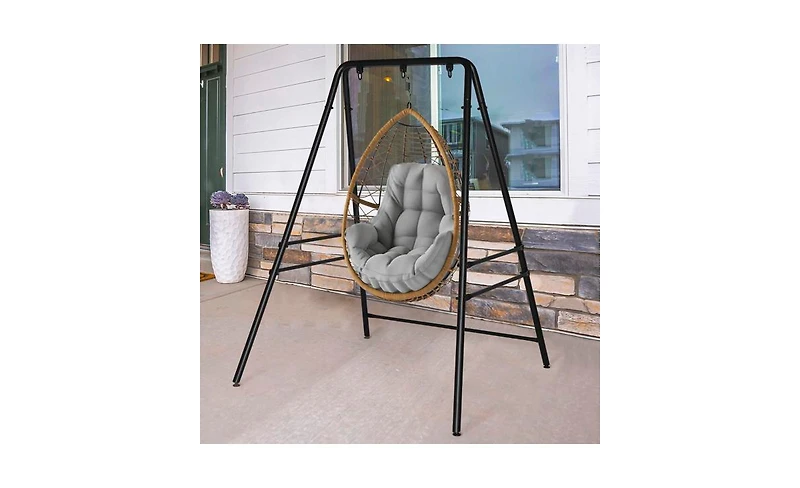 Slickblue Four-Legged 200kg Capacity Hanging Chair Frame with Three Rings - Sturdy and Stylish Support