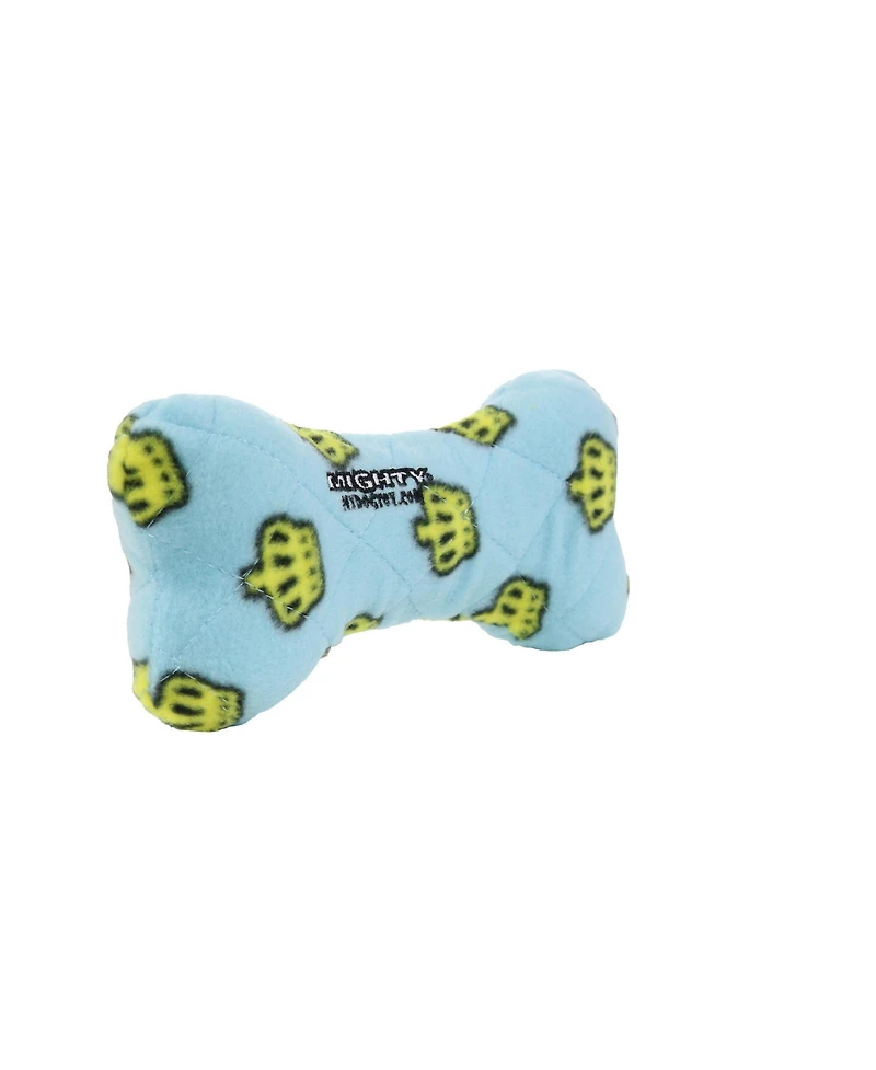 Mighty Medium Bone Blue, Durable Squeaky Dog Toy