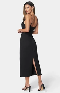Bebe Women's Rib Tank Maxi Dress