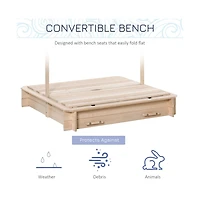 Kids Sandbox for Creative Outdoor Play – Sturdy Design, Spacious Area, and Easy to Clean