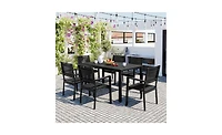 Slickblue High-Quality Steel Outdoor Table and Chair Set for Patio and Balcony, Durable and Stylish