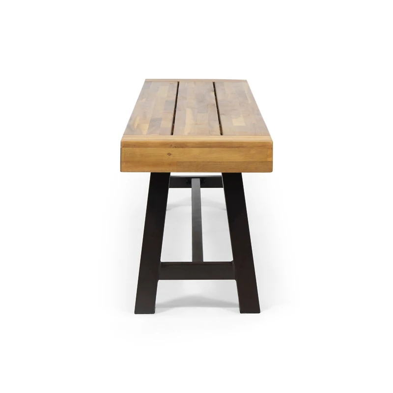 Streamdale Acacia Wood Dining Bench Outdoor Style And Durability
