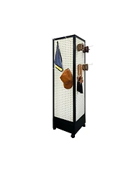 Streamdale 4-Sided Pegboard Display Stand for Crafts and Jewelry