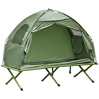 Streamdale Furniture Camping Tent Cot, Single Person Folding Cot Combo, Off-Ground Tent, Covered Outdoor Bed with Carry Bag for Hiking, Camping