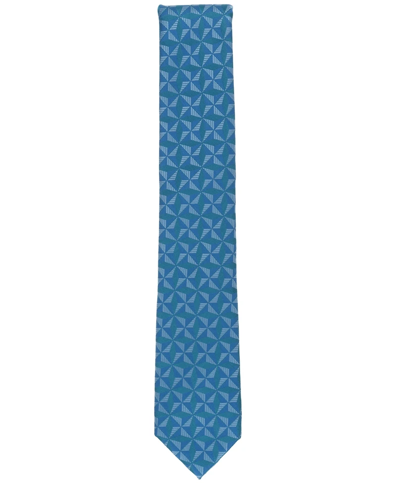 Alfani Men's Kinney Geo-Pattern Tie, Created for Macy's