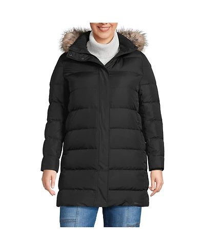 Lands' End Plus Size Max 600 Down Puffer Coat