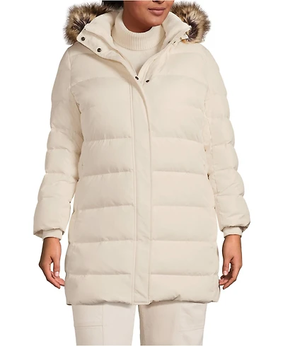 Lands' End Plus Max 600 Down Puffer Coat