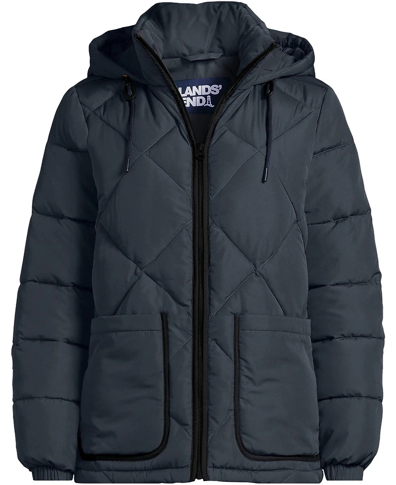 Lands' End Women's FeatherFree Insulated Diamond Quilted Jacket