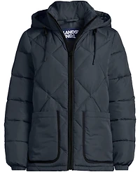 Lands' End Women's FeatherFree Insulated Diamond Quilted Jacket
