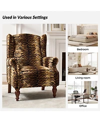 Hulala Home Jim Traditional Armchair with Thick Cushion