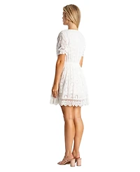 La Moda Clothing Women's Sleevless V-neck dress