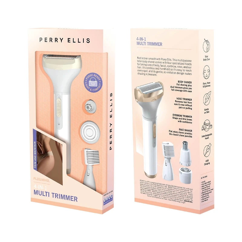 Rechargeable Ladies 4-in-1 Multi Trimmer