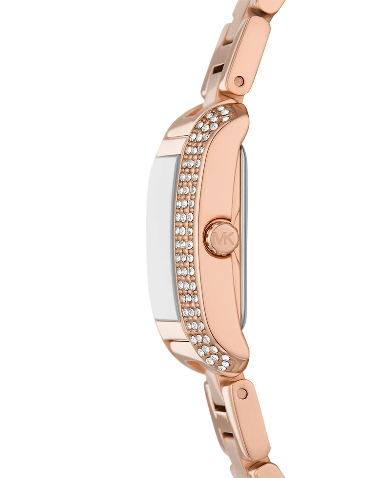 Michael Kors Women's Emery Three-Hand Rose Gold-Tone Stainless Steel Watch 22mm and Bracelet Gift Set