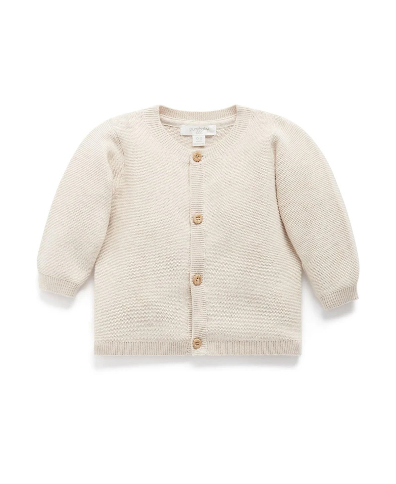 Purebaby Baby Boy and Girl Textured Cardigan