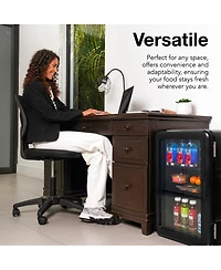 Cooluli Decor 2.4 CuFt Glass Door Beverage Cooler