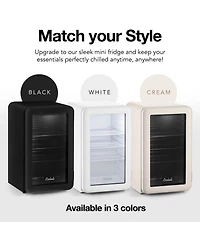 Cooluli Decor 2.4 CuFt Glass Door Beverage Cooler