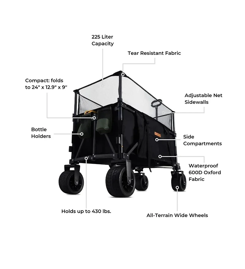 Titan Overlander Heavy Duty Camping Wagon