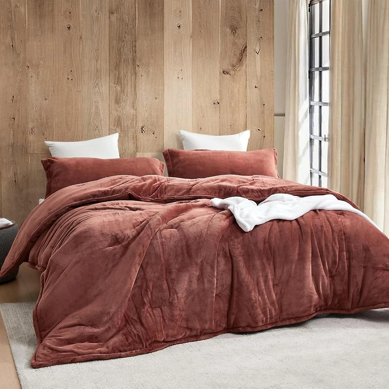 Coma Inducer Oversized King Comforter Set - Wait Oh What - Maple Syrup