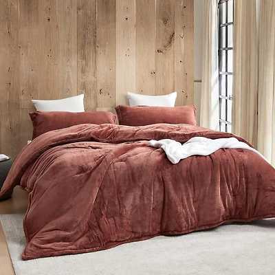 Coma Inducer Oversized King Comforter Set - Wait Oh What - Maple Syrup