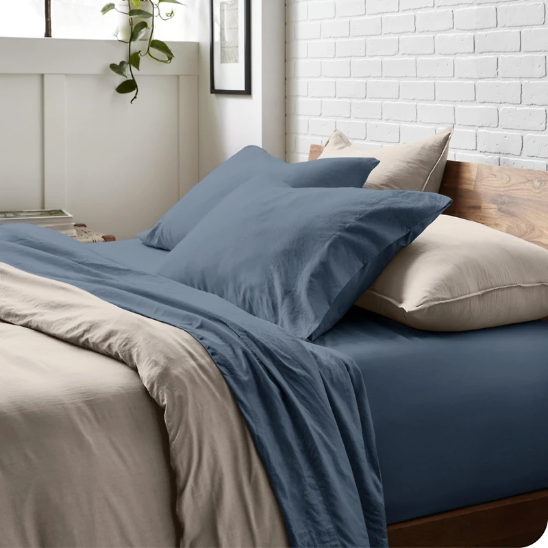 Bare Home Ultra-Soft Sandwashed Microfiber Sheet Set King
