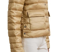Lauren Ralph Lauren Women's Snap-Front Stand-Collar Packable Coat