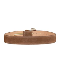 Sam Edelman Women's Wide Width Double-e Loop Casual Leather Belt