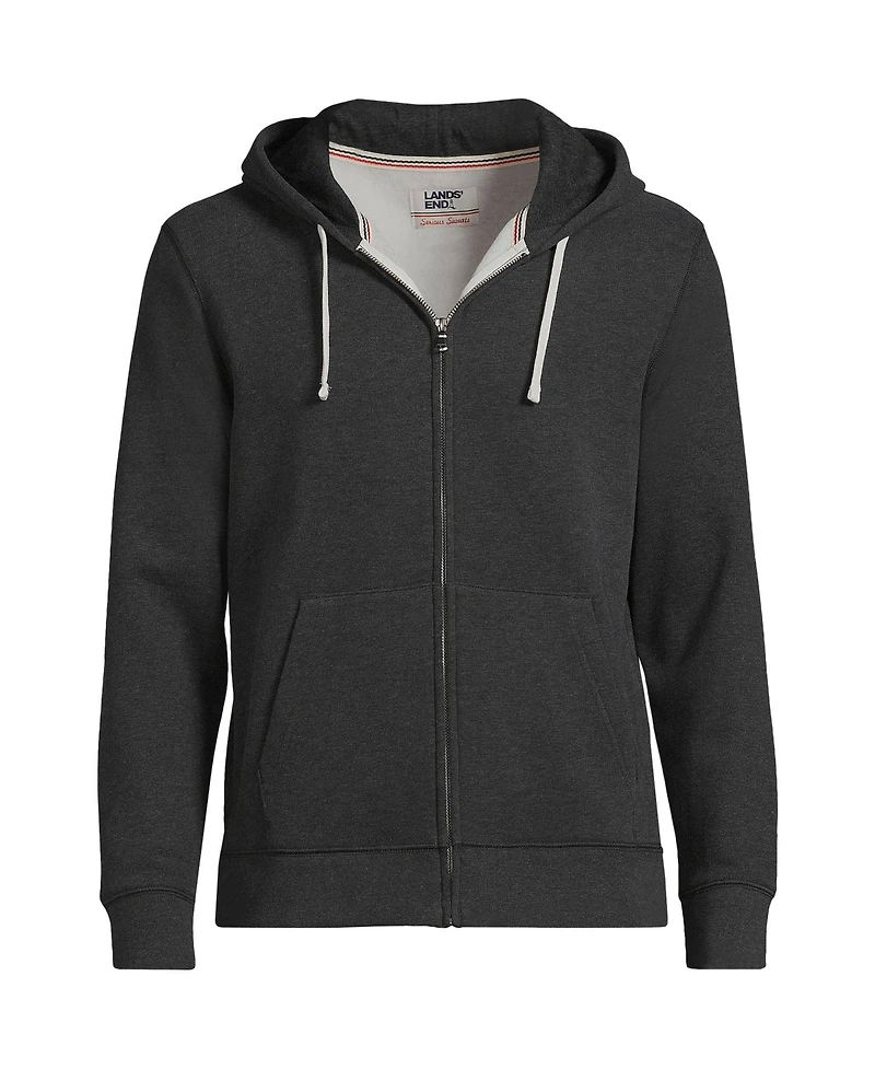 Lands' End Big & Tall Long Sleeve Serious Sweats Full Zip Hoodie