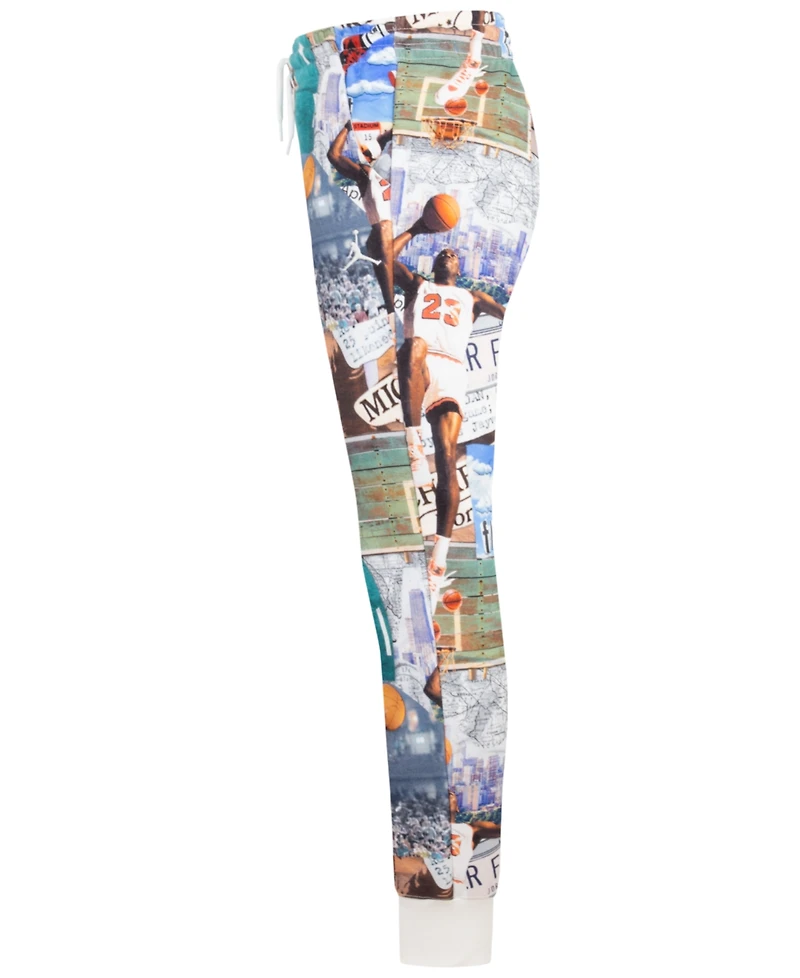 Jordan Big Boys Mj Brooklyn Fleece All-Over Print Pants