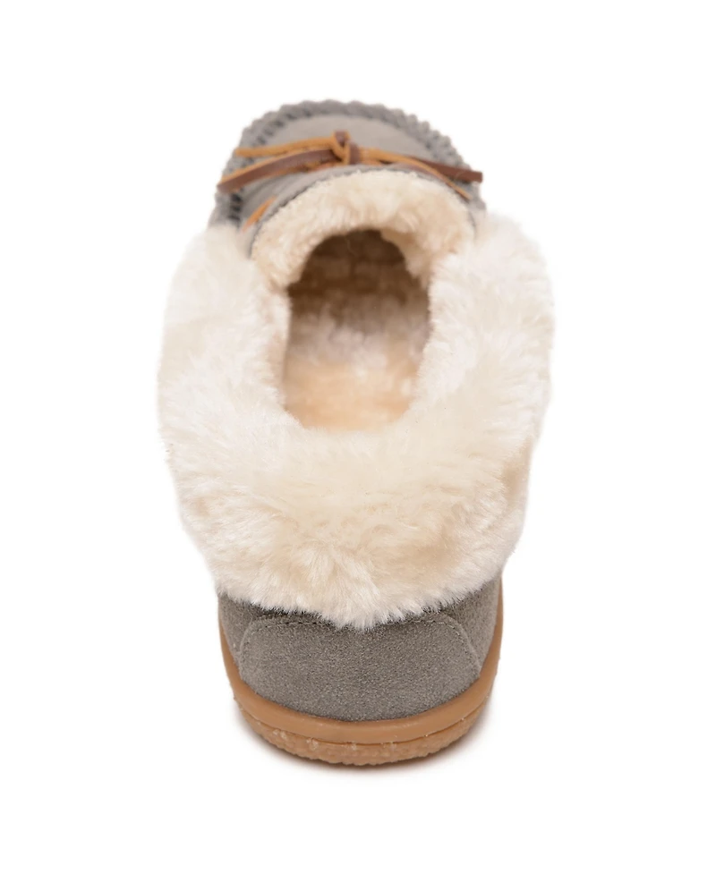 Minnetonka Women's Camp Collar Moc Slipper