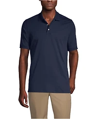 Lands' End Big & Tall Short Sleeve Interlock Polo Shirt