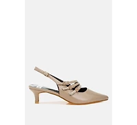 Kanebei Triple Strap Slingback Sandals