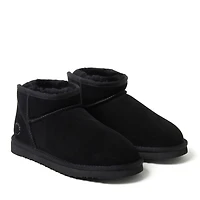 Fireside by Dearfoams Women's Riverland Genuine Shearling Micro Bootie