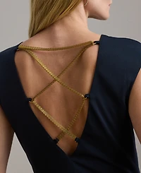 Lauren Ralph Lauren Women's Chain-Trim Jersey Gown
