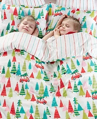 Levtex Merry Bright Holly Jolly Reversible 3-Pc. Duvet Cover Set, King