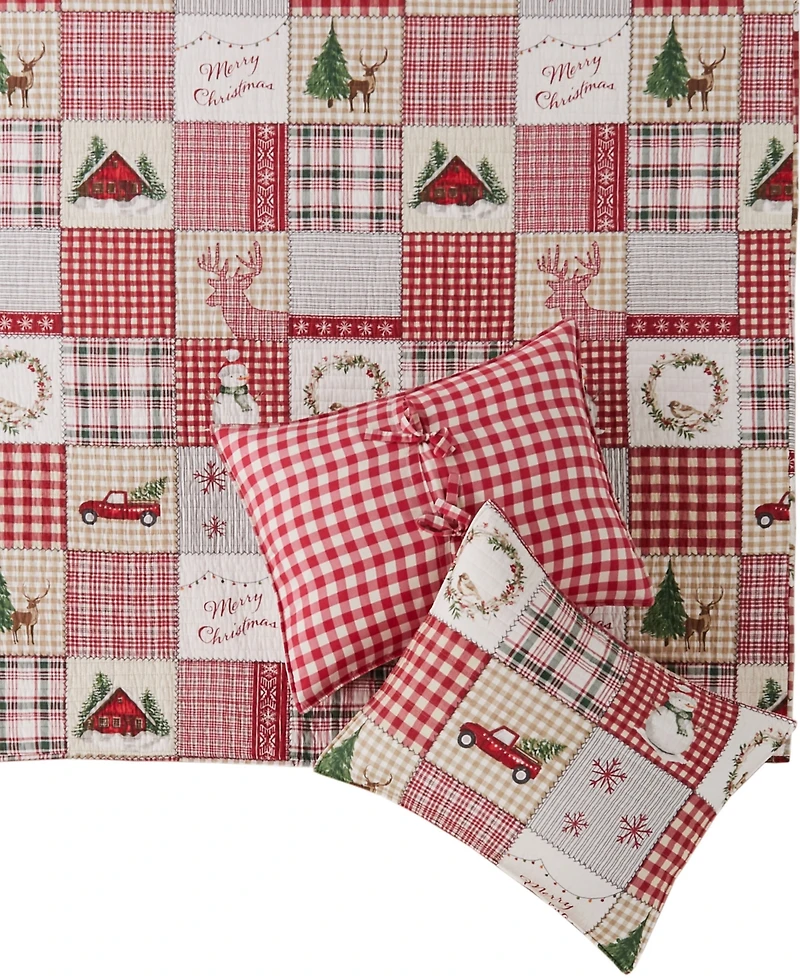 Levtex Home For Christmas Reversible 3-Pc. Bedspread Set