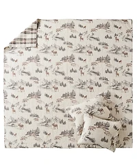 Levtex Lodge Toile Reversible -Pc. Quilt Set