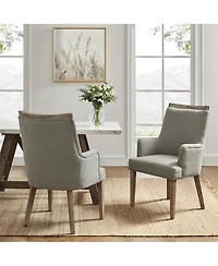 Egmont Farmhouse Dining Chair with Solid Wood Legs