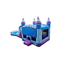 JumpOrange Fantastic Commercial Grade Inflatable Bounce House Water Slide with Detachable Pool for Kids and Adults (with Blower), Wet Dry Use, Basketb