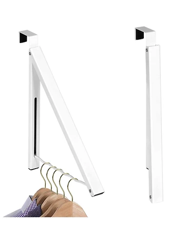 Florida Brands Over The Door Hanger - Single Collapsible for Clothes & Towels Ideal Bathrooms, Dorm Rooms