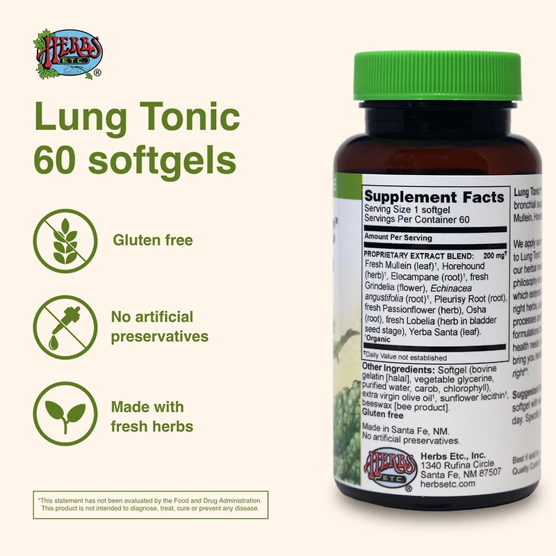 Lung Tonic - 60 count Softgels